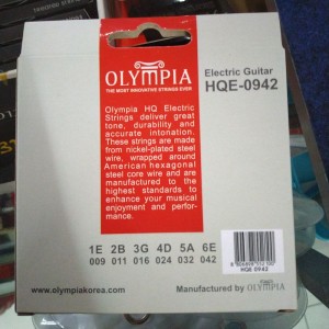 OLYMPIA HQE-0942 senar gitar electric nickel wound 0,9 